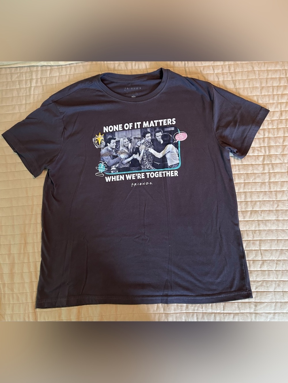 FRIENDS Black Graphic Tee